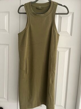LULULEMON stretch tank mini dress, size 8.